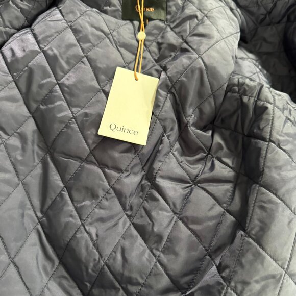 Quince Sherpa Full Zip Jacket Mens Large Navy Blue Polyester NWT CJ-2065 - Picture 6 of 12